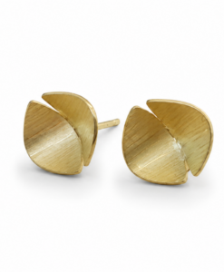 Gold Earrings. Poppies Collection