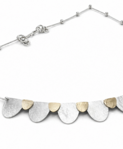 Collar en Plata y Oro. Colección Drac