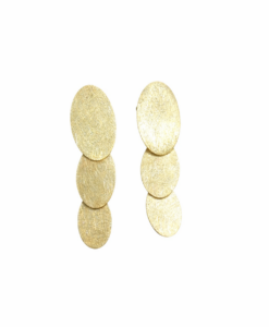 Gold Earrings. Light Collection