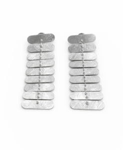 Earrings in Silver. Dune Collection