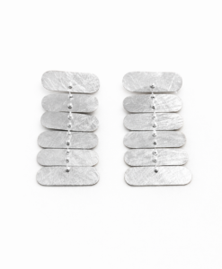 Earrings in Silver. Dune Collection