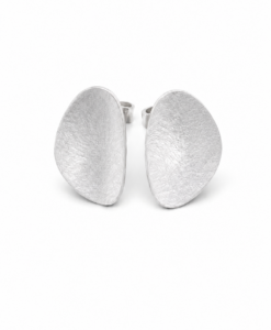 Small silver earrings. Mussels Collection