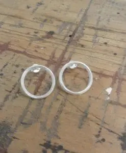 Earrings in Silver.