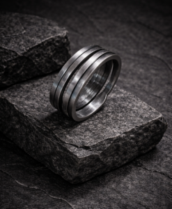 Anillo en Plata Oxidada