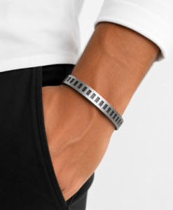 Interval Bracelet in Silver.