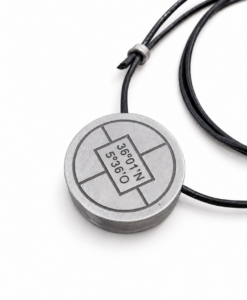 Pendant Coordinates in Silver.
