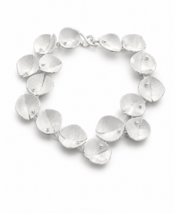 Pulsera en Plata. Colección Amapolas