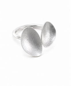 Anillo en Plata Matizada. Colección Musclus