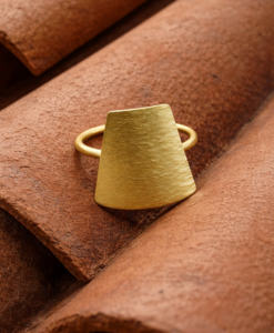 Anillo en Oro. Colección Tejas