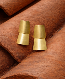 Pendientes en Oro. Colección Tejas