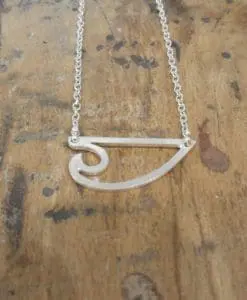 Silver Pendant. Waves Collection