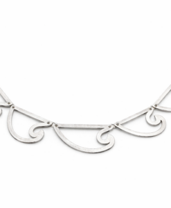 Silver Necklace. Waves Collection