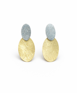 Earrings in Gold and Silver. Light Collection