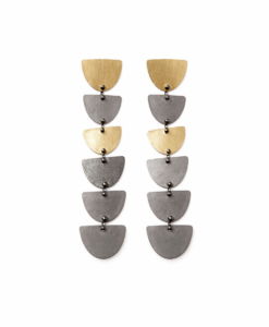Gold and Silver Earrings. Drac Collection