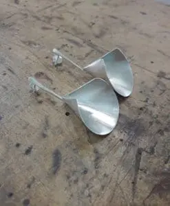 Pendientes en Plata. Colección Bells