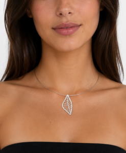 Colgante Mediano en Plata. Coleccion Perenne