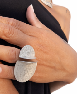 Anillo en Plata. Colección Floc