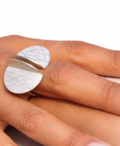 Anillo Plata. Coleccion Floc