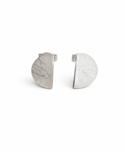 Earrings in Silver. Floc Collection