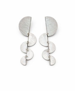 Pendientes en Plata Compuestos. Coleccion Floc