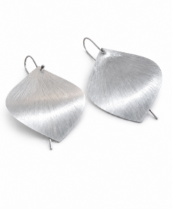 Earrings in Silver. Lotus Flower Collection.