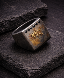Anillo en Oro Plata Diamantes