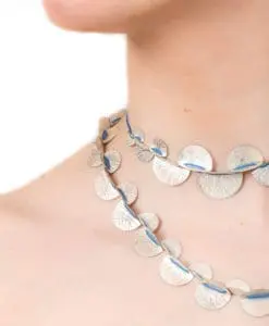 Collar en Plata Frontal. Coleccion Floc