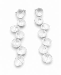 Earrings in Silver. Poppies Collection