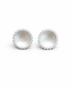 Earrings in Silver. Sunflower Collection