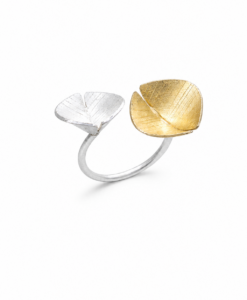 Anillo en Oro y Plata. Colección Amapolas