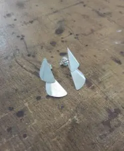Silver Earrings. Calm Collection