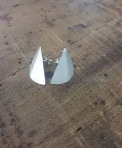 Silver Earrings. Calm Collection