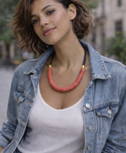 Pieza Unica. Collar en Oro y Plata