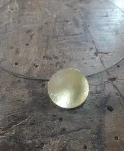 Gold Pendant. Sun Collection