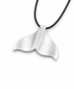 Silver Whale Tail Pendant III.