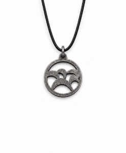 Kite Pendant in Oxidized Silver.