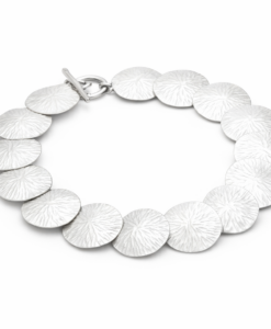 Pulsera en Plata. Colección Fossil