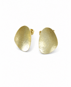Matte Gold Earrings. Musclus Collection