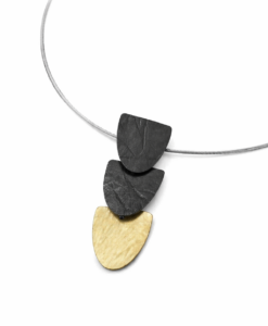 Colgante en Oro y Plata. Colección Drac