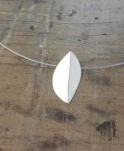 Colgante en Plata. Colección Otoño