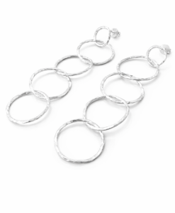 Pendientes en Plata. Colección Cercles