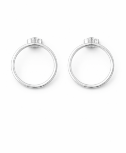 Pendientes en Plata. Colección Cercles