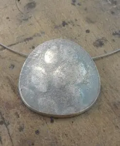 Pendant in Silver and Gold.