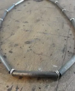Necklace in Oxidized Silver.