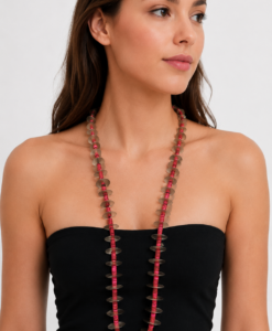 Collar en Plata y Cuentas Fenicias.