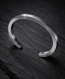 Brazalete en Plata Matizada.