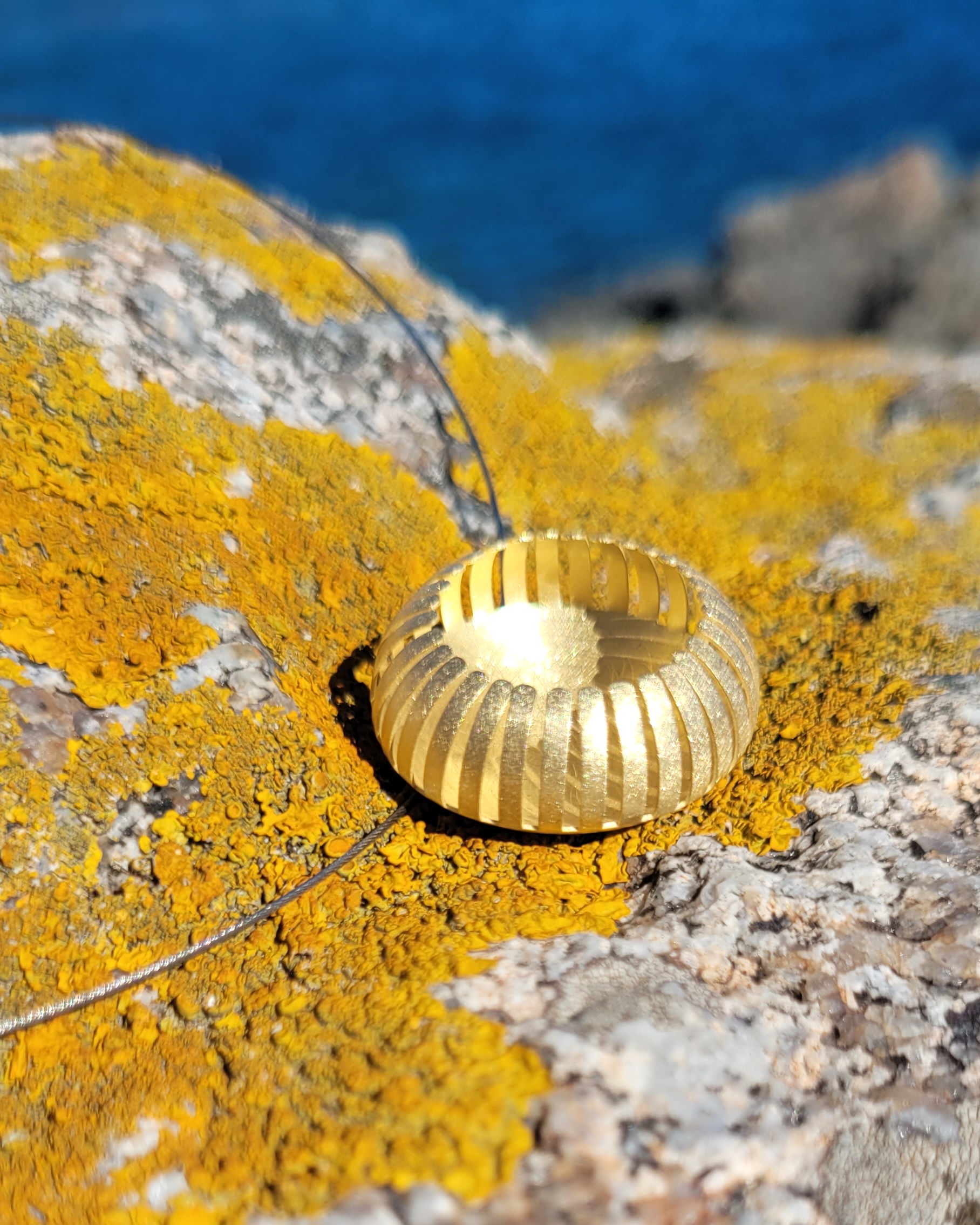 Colgante En Oro Colecci n Erizos Abril Ribera